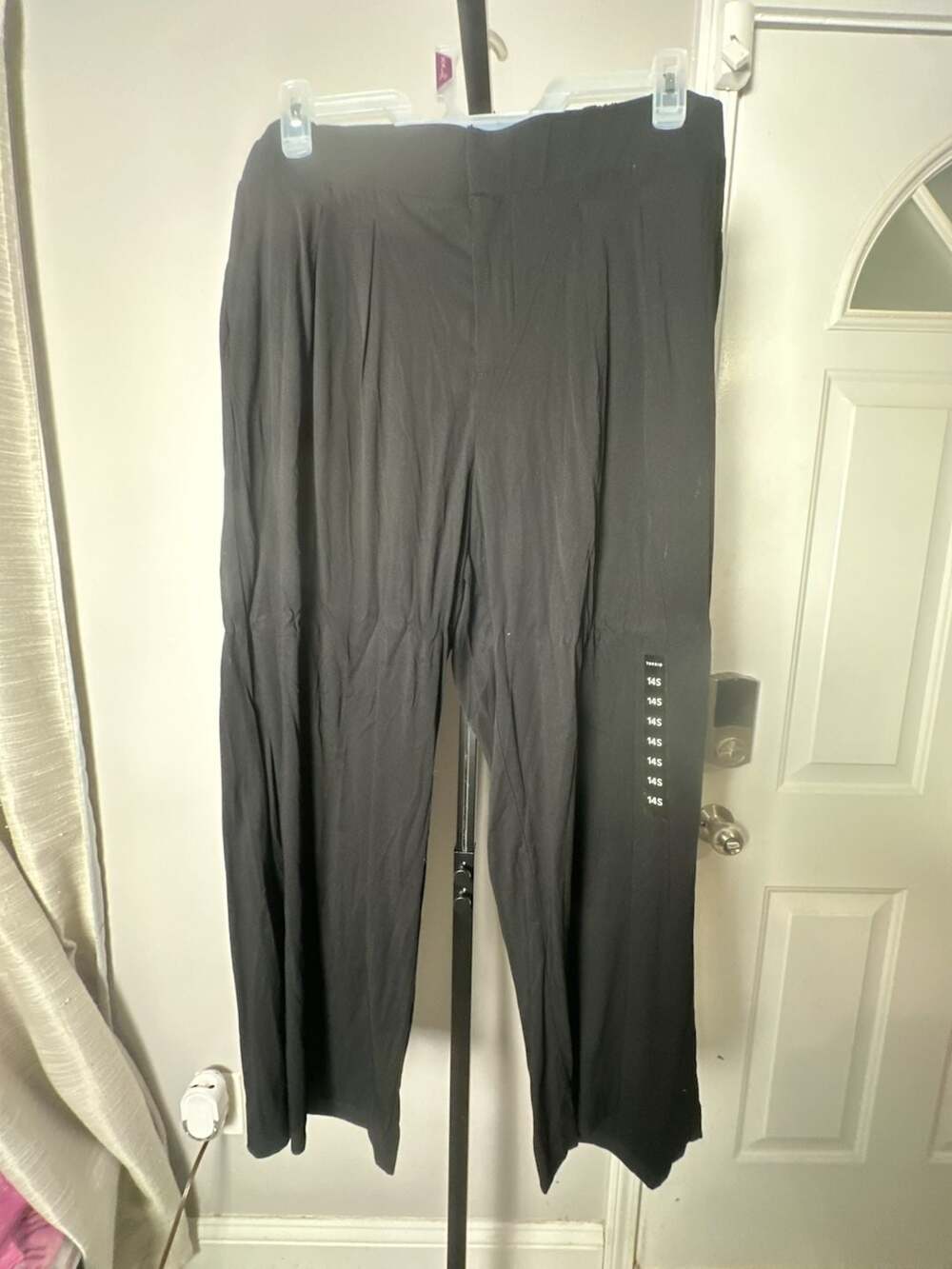 Studio by Torrid Wide Leg Stretch Challis Buckle-Back High-Rise Pants #958
